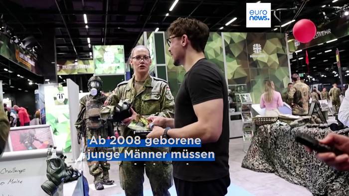 News video: Sprunghafter Anstieg: Immer mehr junge Männer verweigern den Dienst an der Waffe