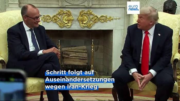 News video: Nach Merz-Kritik: Trump zieht 5.000 Soldaten aus Deutschland ab