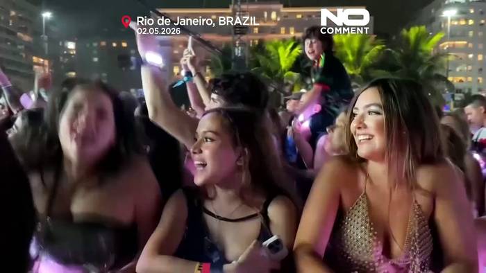 News video: Menschenmassen strömen zum Gratis-Shakira-Konzert an Rios Copacabana