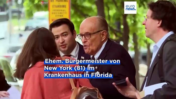 News video: Giuliani in kritischem Zustand: Früherer New Yorker Bürgermeister im Krankenhaus