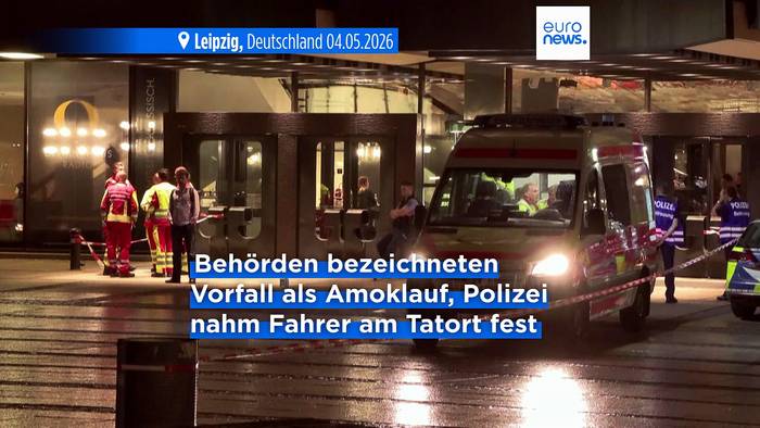 News video: Was über die mutmaßliche Amokfahrt in Leipzig bekannt ist