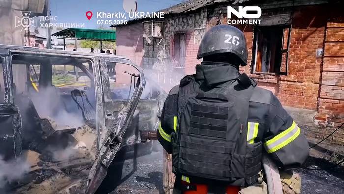 Video: Russland greift Wohnviertel in Charkiw an, Drohnenangriffe nehmen zu