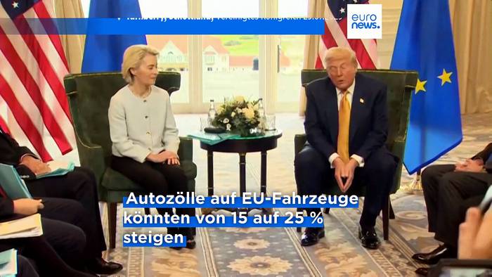 Video: Trump setzt EU Frist bis zum 4. Juli - sonst drohen 