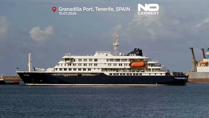 News video: Video: Behörden evakuieren Passagiere von Hantavirus-Kreuzfahrtschiff auf Teneriffa