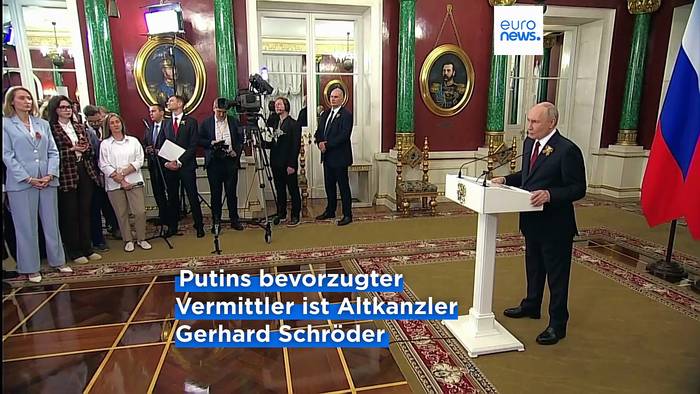 Video: Putin will Gerhard Schröder als Vermittler für Ukraine-Krieg - Bundesregierung lehnt das ab