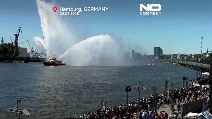 News video: Hunderte Schiffe feiern 837. Hafengeburtstag in Hamburg