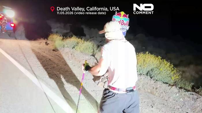 News video: Ultraläufer Arda Saatçi schafft 600-Kilometer-Lauf von Death Valley nach Los Angeles