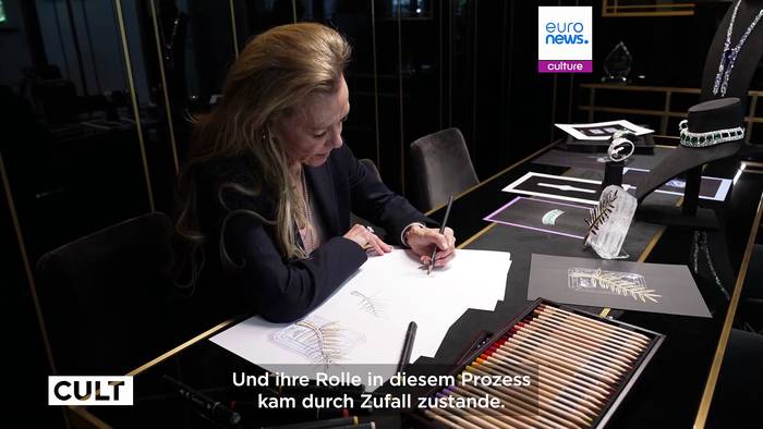 News video: Goldene Palme entsteht: Chopard-Chefin Caroline Scheufele und ihre Kunst