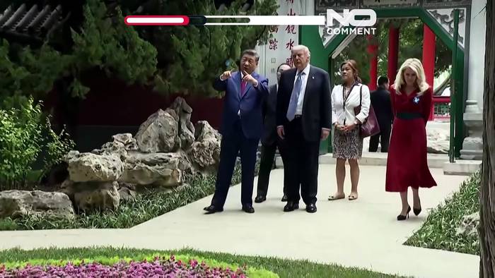 News video: Xi zeigt Trump geheimen Garten in Peking