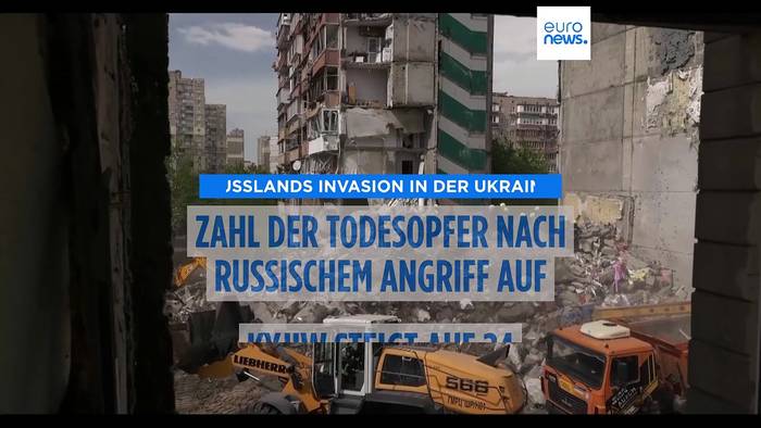 News video: Drohnen und Raketen: Zweitägiger Angriff auf Ukraine fordert mindestens 24 Todesopfer