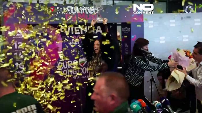 News video: Video: Bulgarien empfängt Eurovision-Siegerin Dara mit Pokal