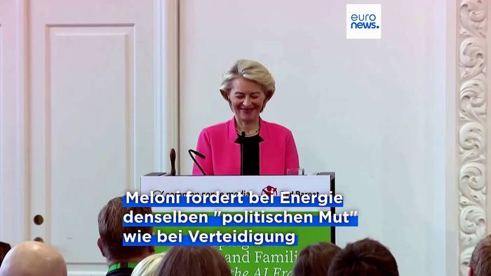 News video: Energiekrise: Meloni fordert EU zur Lockerung von Steuerregeln auf