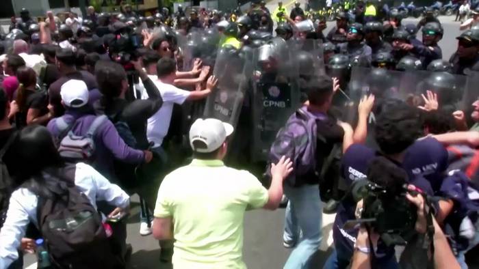 News video: Proteste an Zentraluniversität in Venezuela nach Tod von Häftlingen
