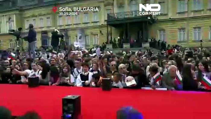 News video: Eurovision-Siegerin Dara macht Sofia zur riesigen Bangaranga-Party
