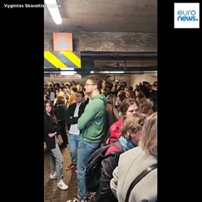 News video: Video zeigt Litauer in Tiefgarage während Drohnenalarm