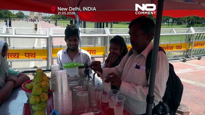 News video: Nordindien leidet unter extremer Hitze: Temperaturen nahe 48 Grad