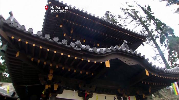 Video: Japan: Buddhistenhalle mit tausendjähriger 'ewiger Flamme' brennt nieder