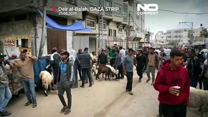 News video: Vertriebene in Gaza erwarten düsteres Eid al-Adha inmitten von Krieg und Teuerung
