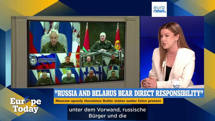 News video: Europe Today: Von der Leyen reist nach Litauen und verurteilt Russland