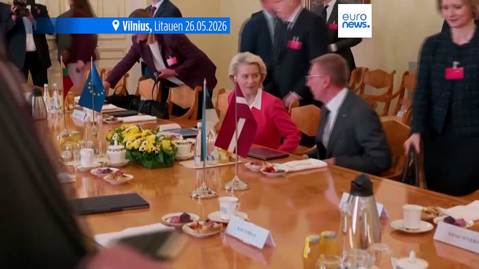 News video: Von der Leyen: Russland testet mit Drohnen im Baltikum EU-Sicherheit bei hybriden Bedrohungen