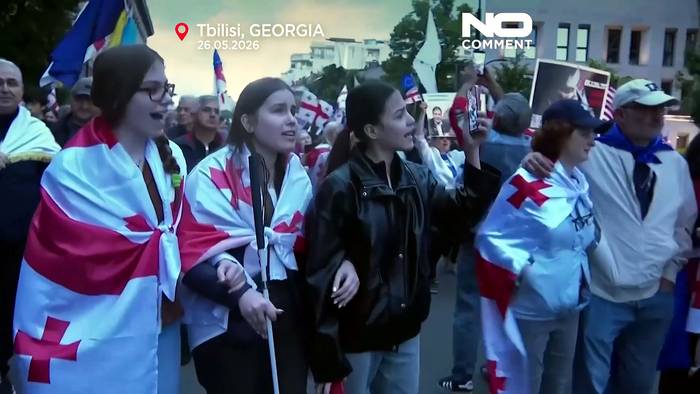 News video: Unabhängigkeitstag in Georgien: Tausende demonstrieren in Tbilisi für EU-Kurs