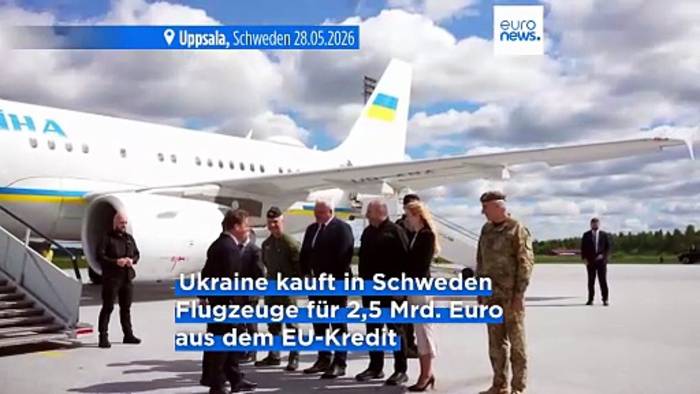 News video: Ukraine kauft 20 Gripen-Kampfjets – Schweden liefert 16 weitere Maschinen gratis