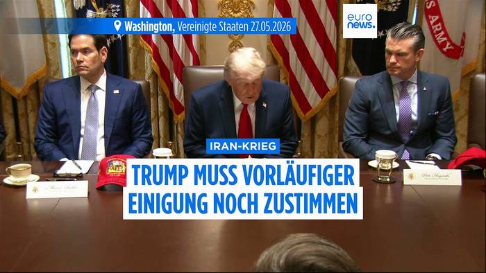 News video: USA und Iran einigen sich vorläufig – Trump muss noch zustimmen