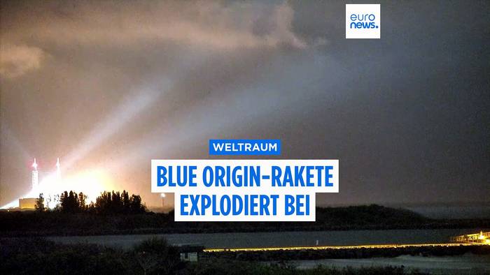News video: Blue-Origin-Rakete explodiert bei Triebwerkstest auf Startrampe