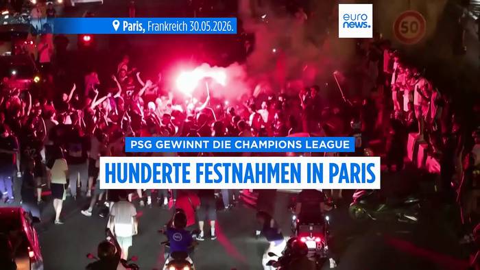 News video: Nach Champions League Sieg des PSG: Krawalle und hunderte Festnahmen in Frankreich