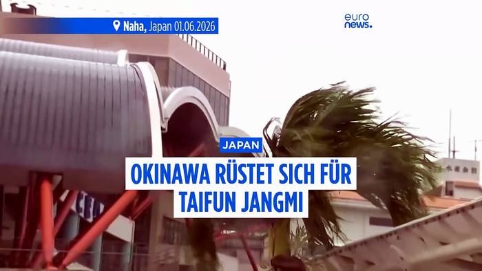 News video: Japan: Taifun Jangmi steuert auf Okinawa zu