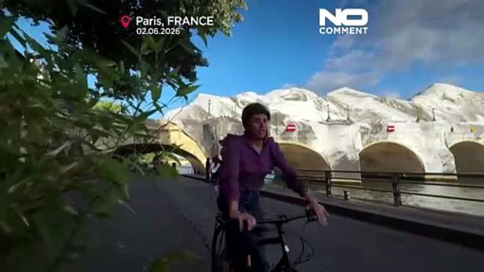 News video: Paris: Riesige Höhlen-Installation von Künstler JR offenbar beschädigt