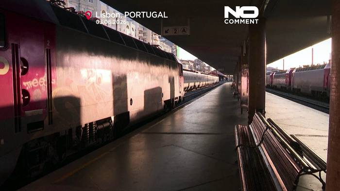 News video: Generalstreik in Portugal: Bahnhöfe leer, Züge fallen aus