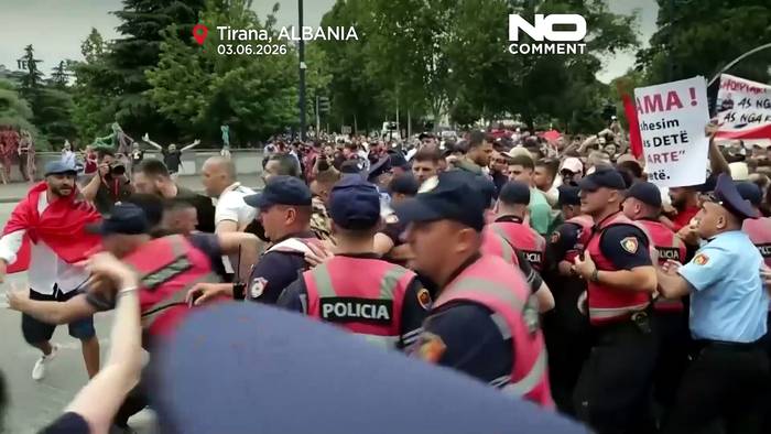 News video: Albanien: Proteste gegen Trump-nahes Küstenresort dauern vierten Tag an