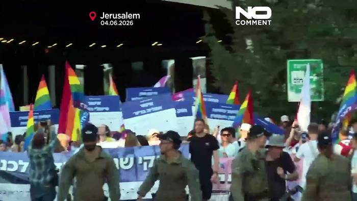 Video: Tausende nehmen an Pride-Parade in Jerusalem teil – massive Sicherheitsvorkehrungen