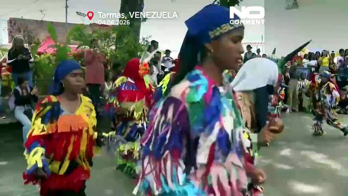 News video: Venezuelas Tanzteufel beleben jahrhundertealten Fronleichnamsritus neu