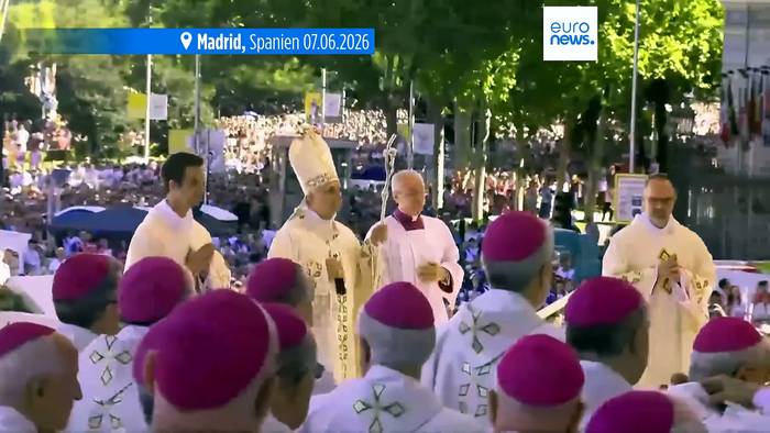News video: Papst in Madrid: Religiosität darf nicht zum Museum werden