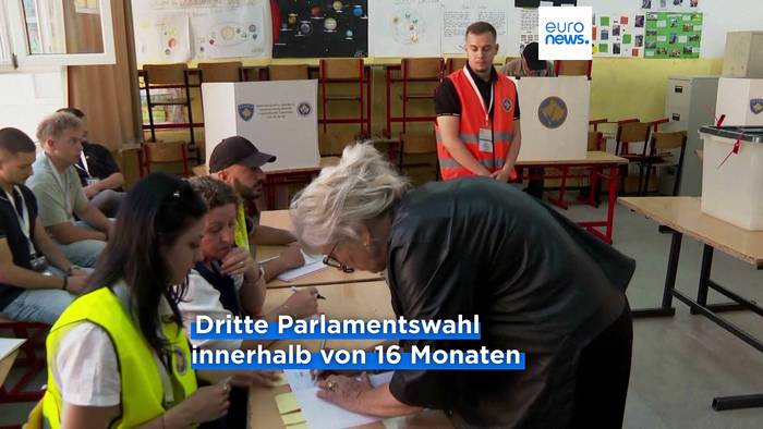 News video: Frustrierte Wähler, politische Blockade: Dritte Parlamentswahl im Kosovo in 16 Monaten