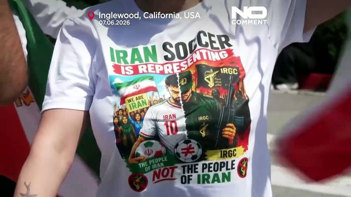 News video: Iraner protestieren vor WM-Stadion vor Iran-Spiel