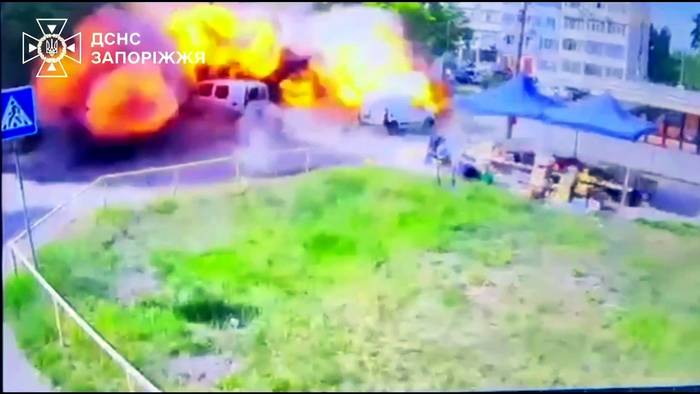 News video: Ukraine: Angriffe in Saporischschja und Sumy töten drei Zivilisten und verletzen Dutzende
