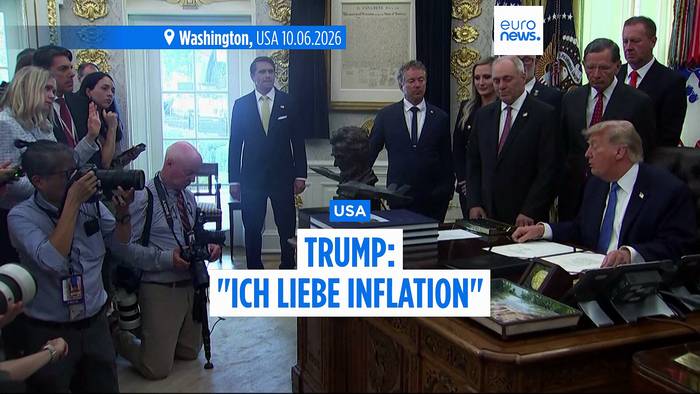 News video: Trump nach erneutem Preisanstieg: 