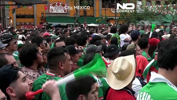 News video: Mexiko-Fans feiern WM-Sieg gegen Südafrika