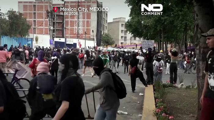 News video: Mexiko: Strenge Sicherheit und Proteste beim WM-Auftakt 2026