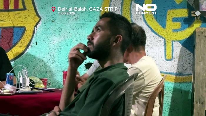 News video: Gaza-Bewohner finden kurze Auszeit beim WM-Auftakt