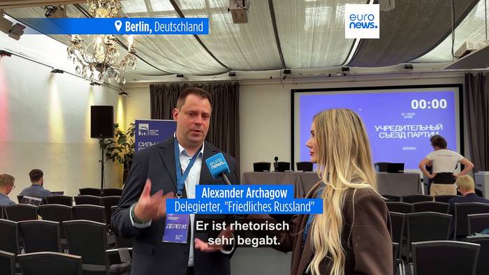 News video: Parteitag der russischen Opposition in Berlin: Angst, 