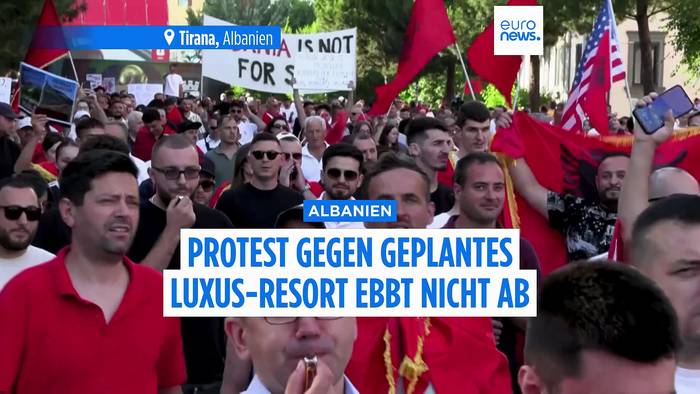 News video: Resort, Naturschutz, Korruptionsvorwürfe: Darum protestiert Albanien