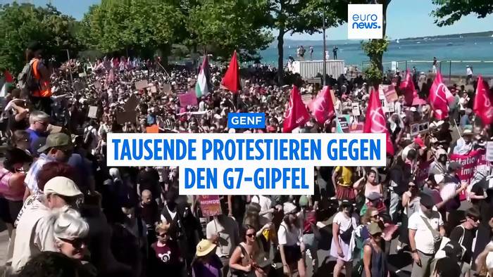 News video: Vor G7-Gipfel: Proteste und Ausschreitungen in Genf
