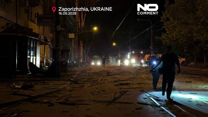 News video: Ukraine: Russischer Drohnenangriff auf Haus in Saporischschja tötet einen, verletzt sieben