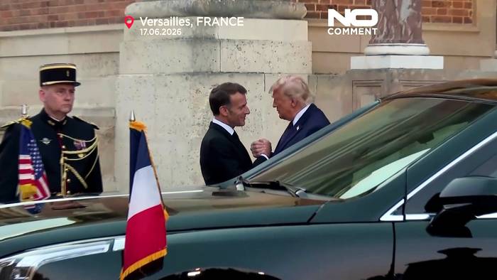 News video: Trump zum Dinner mit Macron in Versailles empfangen