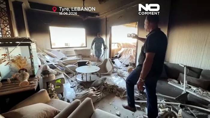 News video: Libanon: Bewohner von Tyrus kehren in von Angriffen verwüstete Häuser zurück