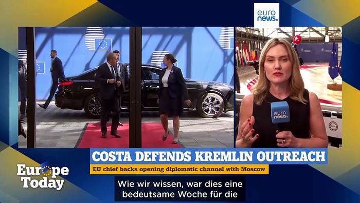 News video: EU-Staatschefs beraten Ukraine: Costa öffnet diplomatischen Kanal zum Kreml